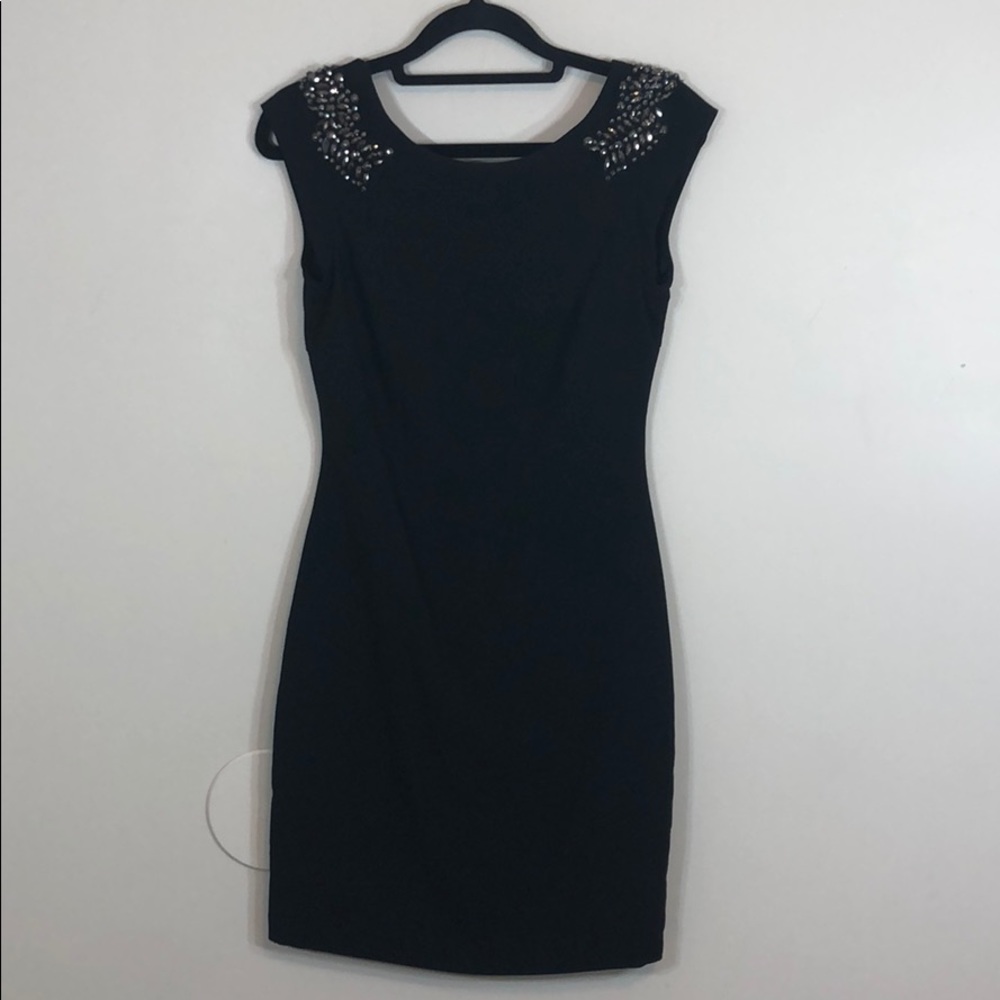 Zara Black Midi Sleeveless Dress
